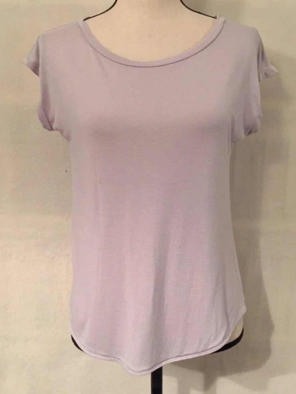 Wilfred Aritizia pale lavender Anvers open cross back top